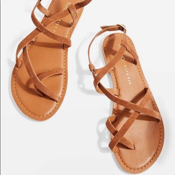 Topshop Hiccup Suede Sandal - Picture 1 of 7